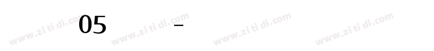 Bronwen W05 Regular字体转换